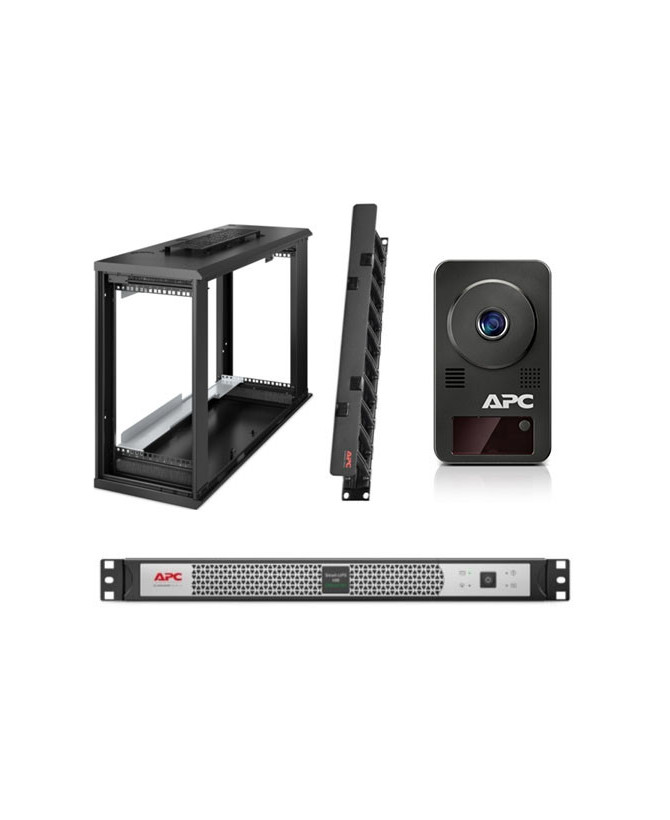 Buy Bundle APC  Smart-UPS 500VA UPS SCL500RMI1UNC + APC Netshelter WX 6U Enclosure + APC Horizontal Cable Management + APC Netbotz Camerapod NET6U-L500-N