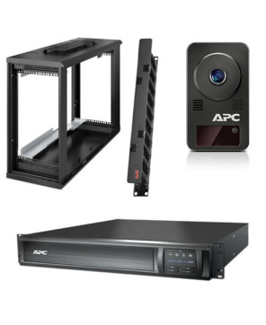 Buy Bundle APC Smart-UPS 1500VA UPS SMX1500RMI2UNC + APC Netshelter WX 6U Enclosure + APC Horizontal Cable Management + APC Netbotz Camerapod NET6U-S1500-N