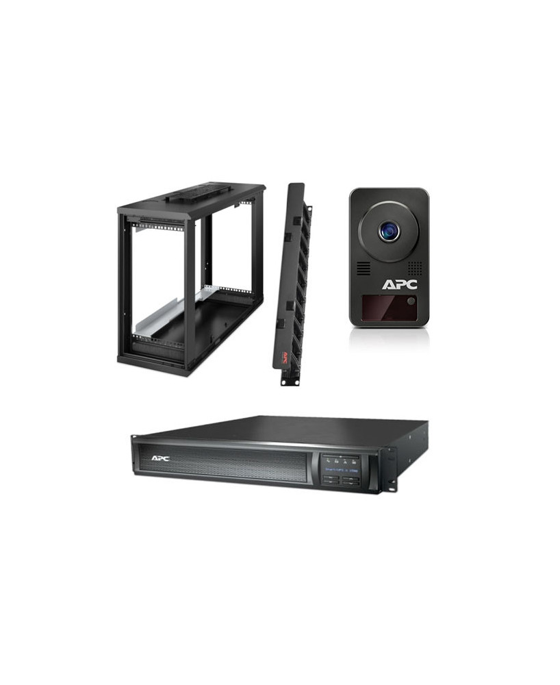 Buy Bundle APC Smart-UPS 1500VA UPS SMX1500RMI2UNC + APC Netshelter WX 6U Enclosure + APC Horizontal Cable Management + APC Netbotz Camerapod NET6U-S1500-N