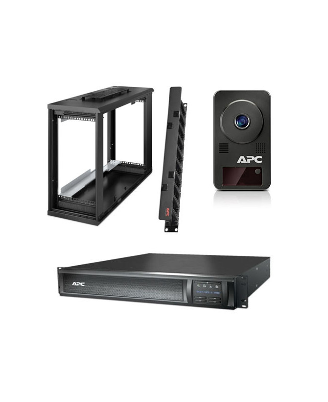 Buy Bundle APC Smart-UPS 1500VA UPS SMX1500RMI2UNC + APC Netshelter WX 6U Enclosure + APC Horizontal Cable Management + APC Netbotz Camerapod NET6U-S1500-N