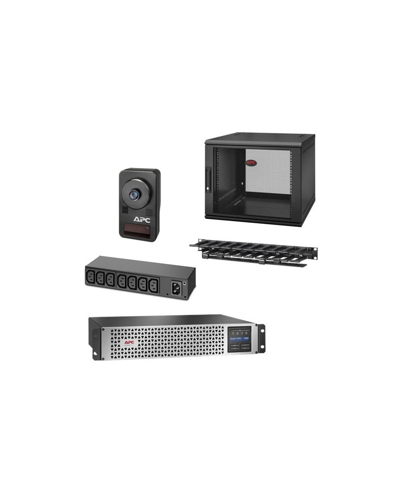 Buy Bundle APC Smart-UPS 1000VA UPS + APC Netshelter WX 9U Enclosure + APC Horizontal Cable Management + APC Netbotz Camerapod + APC Rack PDU NET9US-L1000-N