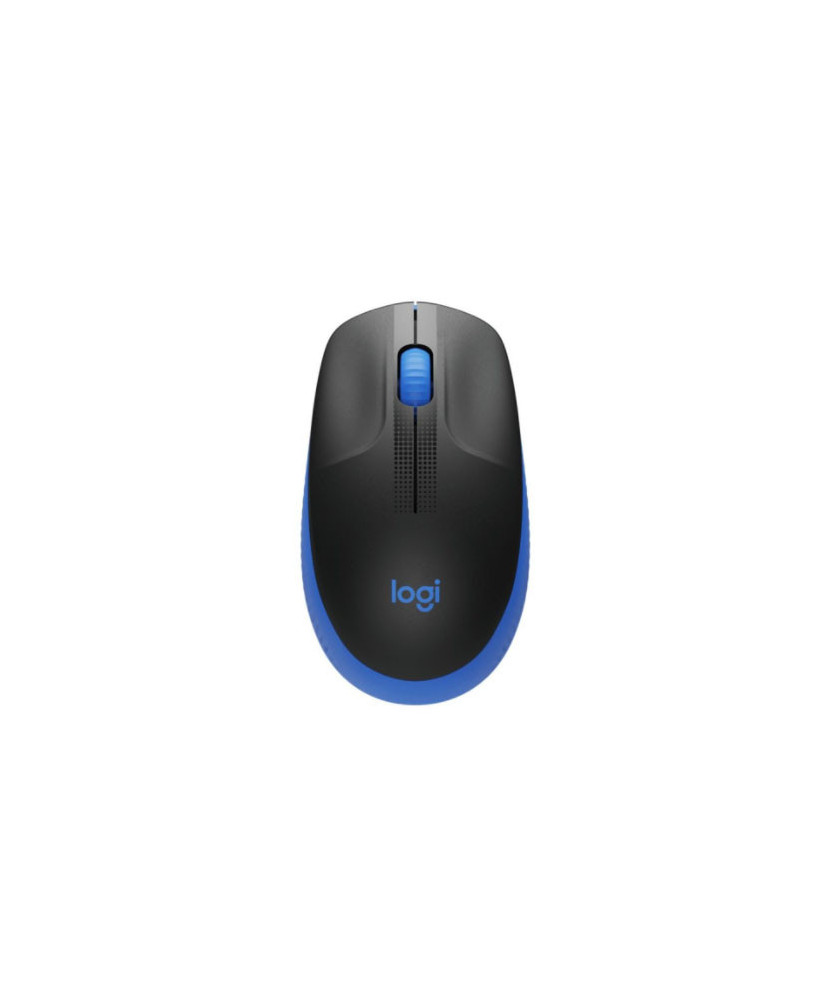 Buy the Logitech M190 Full Size Wireless Mouse in Blue 910-005914