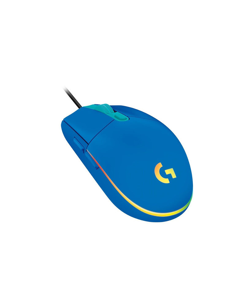 Buy Logitech G203 Lightsync Wired Gaming Mouse in Blue 910-005792