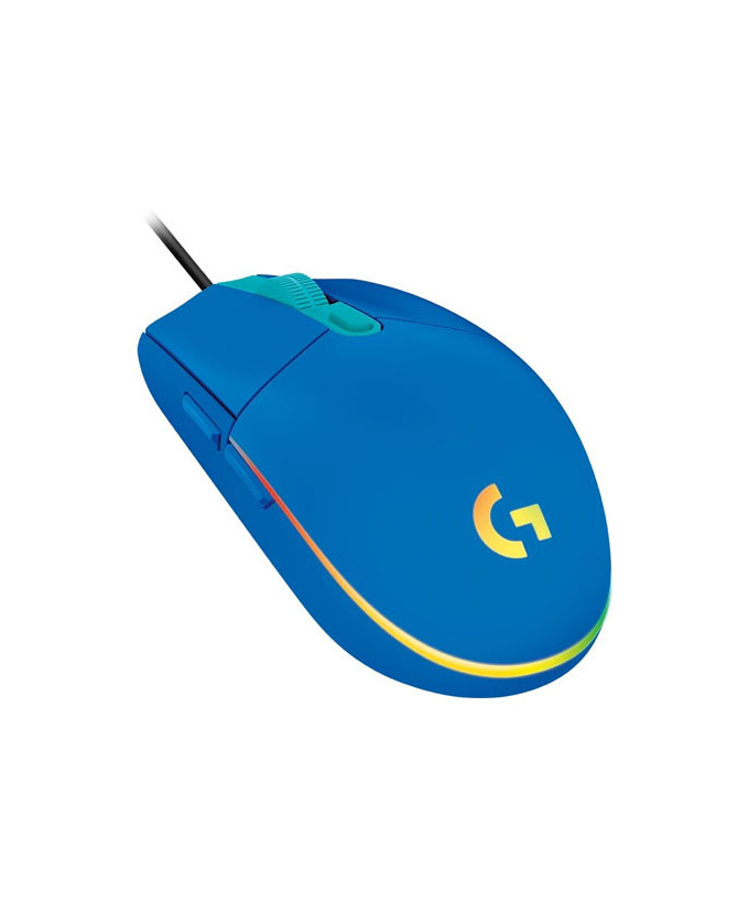 Buy Logitech G203 Lightsync Wired Gaming Mouse in Blue 910-005792