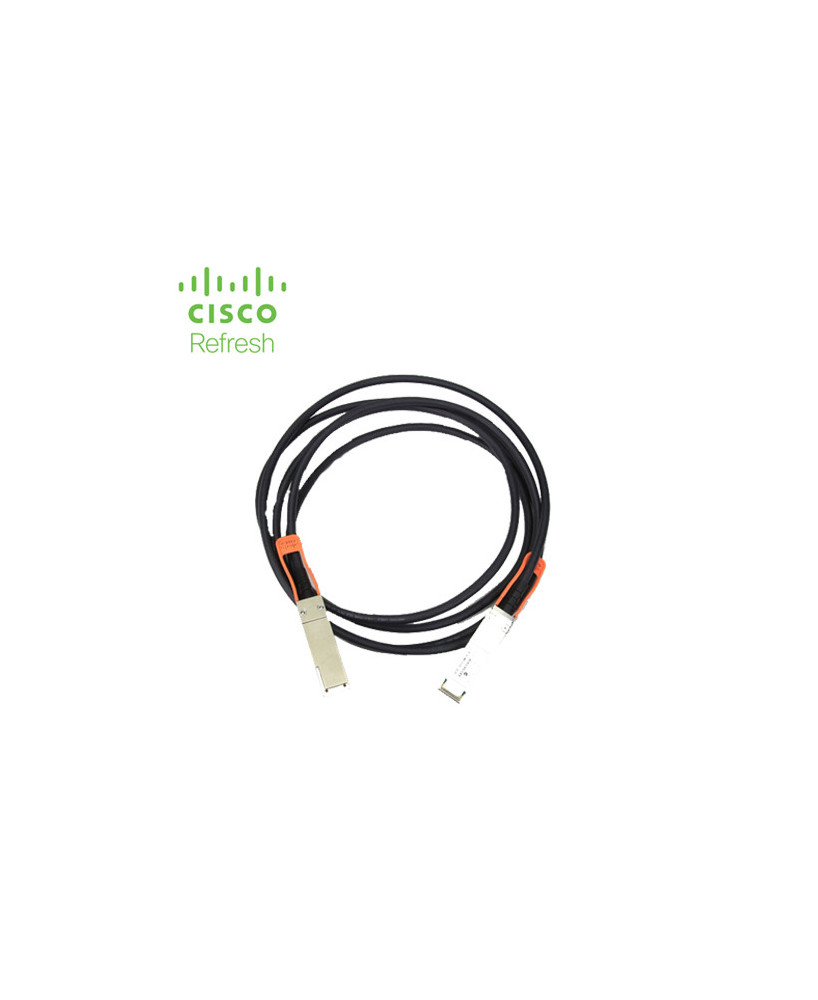 Buy Cisco Spare 3m 40GBASE-CR4 Passive Copper Cable - Direct Attach Cable QSFP-H40G-CU3M=