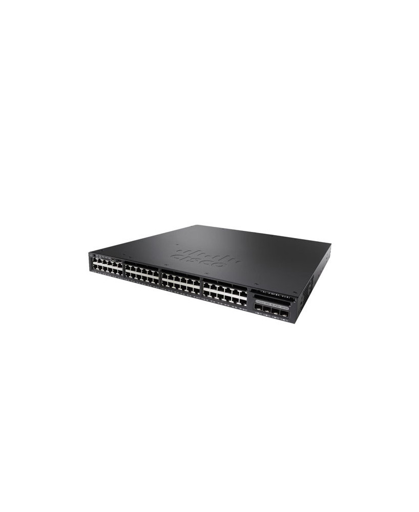 Buy WS-C3650-48FQM-S Cisco Catalyst 3650 48 Port Mini 4X10 Gigabit Uplink Switch With Cisco IOS IP Base Software