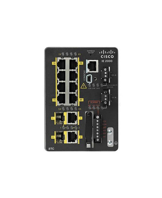 Buy Cisco IE-2000-8TC-G-E Industrial Ethernet 8-Port Fast Ethernet + 2-Port Combo Gigabit SFP Switch