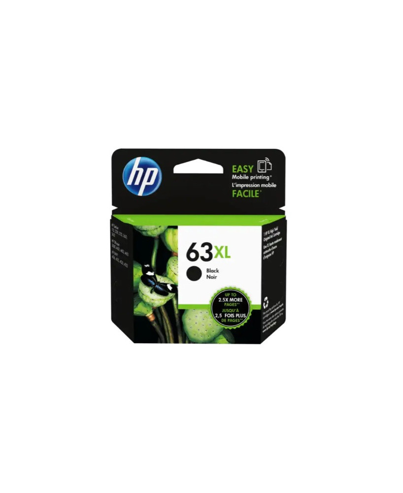 Buy HP 63XL High Yield Black Ink Cartridge F6U64AA for HP DeskJet 1110, HP DeskJet 1115, HP DeskJet 2130