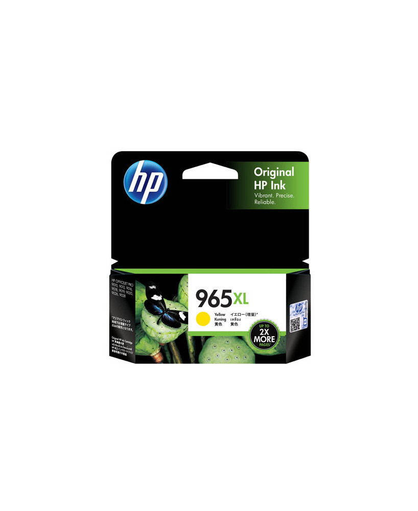 Buy HP 965XL 1.6K Pages High Yield Yellow Original Ink Cartridge 3JA83AA for Officejet Pro 9010, 9012, 9013