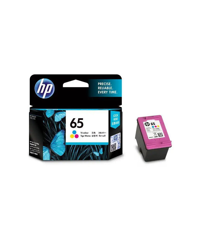 Buy HP 65 Tri-color Original Ink Cartridge N9K01AA for AMP 100/120/125, DeskJet 2600/3700 and Envy 5000 Series Printers