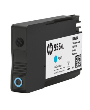 Buy HP 955XL High Yield Cyan Original Ink Cartridge L0S63AA for Officejet 8702, Officejet Pro 7720, 7730 Wide Format Printers