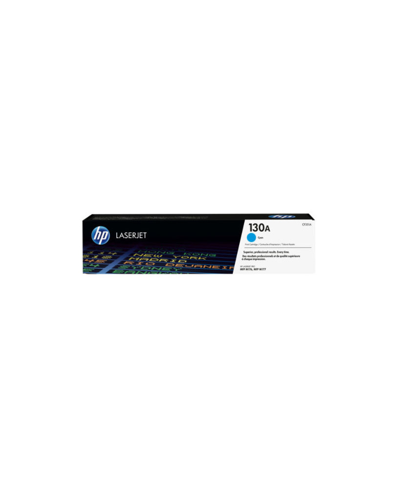 Buy HP 130A Cyan Original LaserJet Toner Cartridge CF351A for HP Color LaserJet Pro MFP M176n Printer