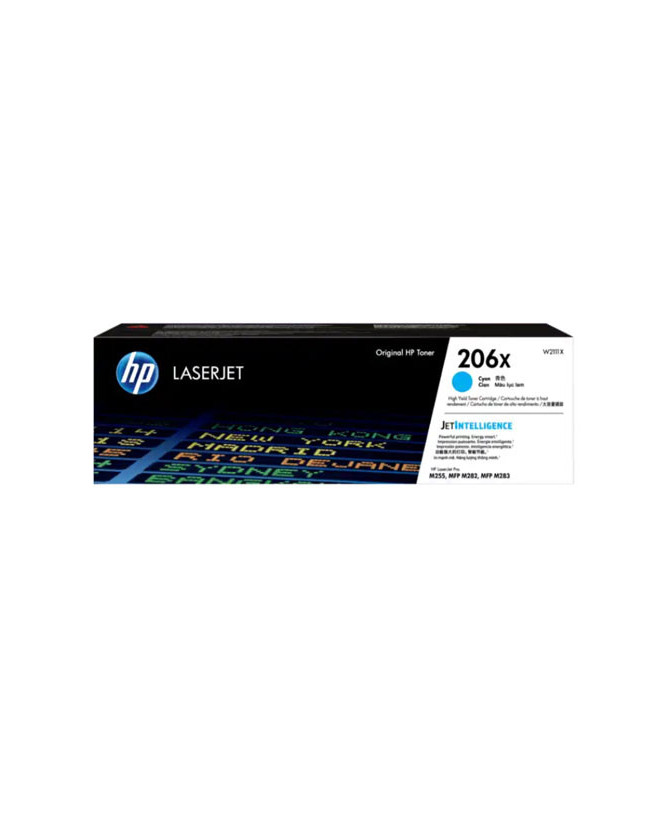 Buy HP 206X High Yield Cyan Original LaserJet Toner Cartridge W2111X for HP Color LaserJet Pro M255 Printer