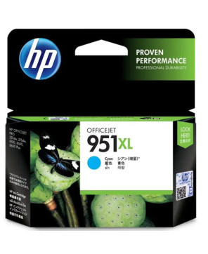 Buy HP 951XL High Yield Cyan Original Ink Cartridge CN046AA for HP Officejet Pro 8100 ePrinter series, HP Officejet Pro 8600 e-All-in-One series