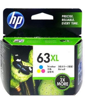 Buy HP 63XL High Yield Tri-Colour Ink Cartridge F6U63AA for Deskjet 1110, 2130, 3632, 4654, 5220