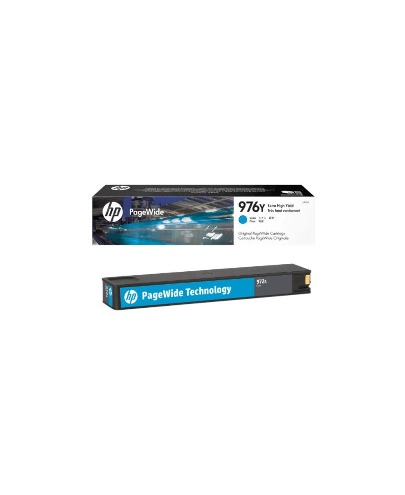 Buy HP 976Y Extra High Yield Cyan Ink Cartridge L0R05A for PageWide Pro 552dw, 577dw, 577z Printers