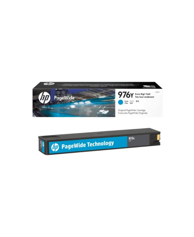 Buy HP 976Y Extra High Yield Cyan Ink Cartridge L0R05A for PageWide Pro 552dw, 577dw, 577z Printers