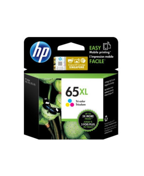 Buy HP 65XL High Yield Dye-based Tri-Colour Ink Cartridge N9K03AA for HP AMP 100, Deskjet 2620, 3750, Envy 5010 Printer