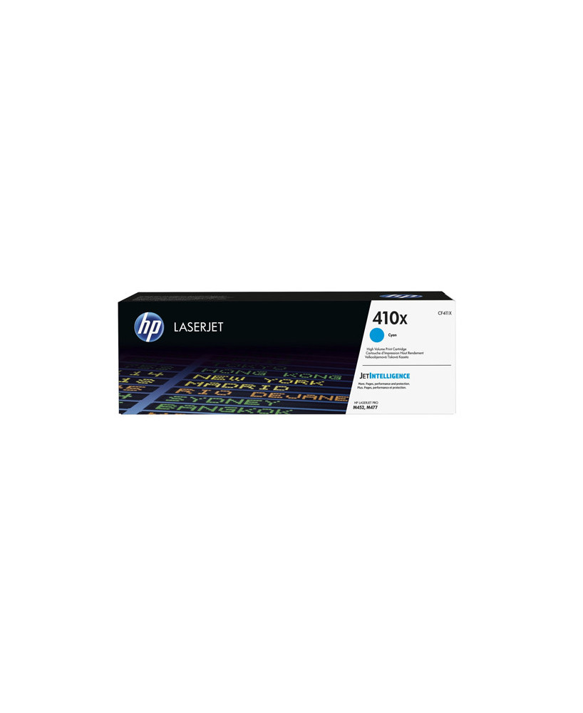 Buy HP 410X Cyan High Yield Original LaserJet Toner Cartridge CF411X for M377, M477, M452 Printers