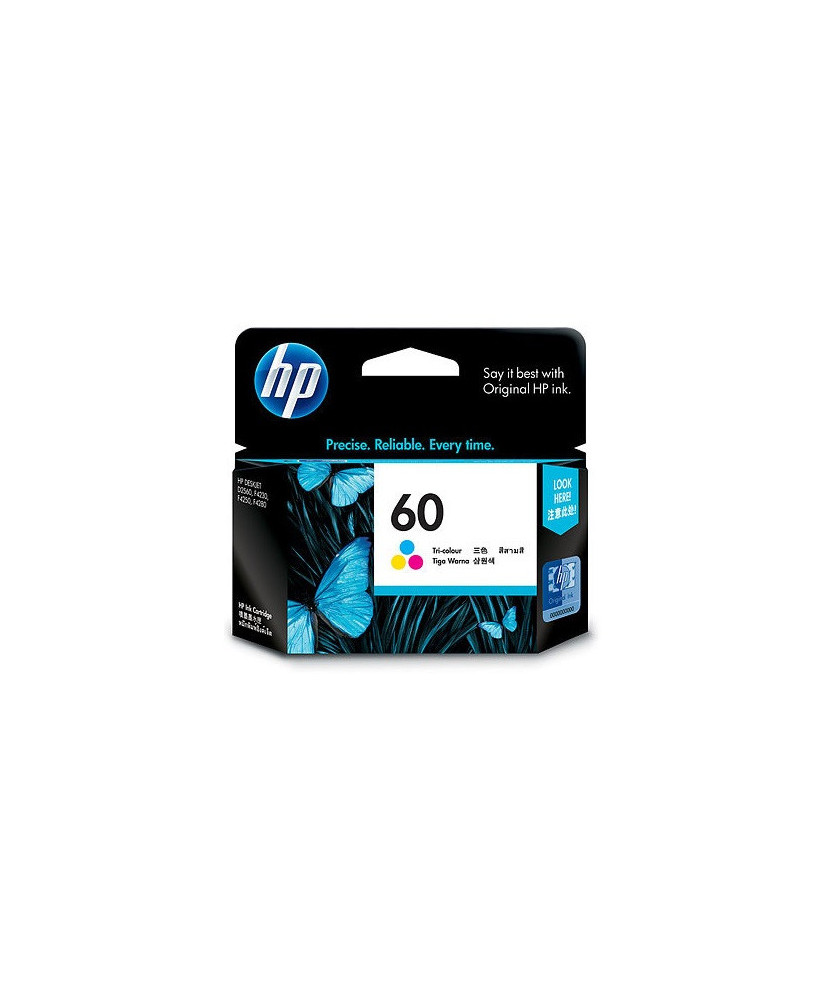 Buy HP 60 Tri-colour Ink Cartridge CC643WA for HP Deskjet D1660, D2560, Envy 100, Photosmart C4680 Printer