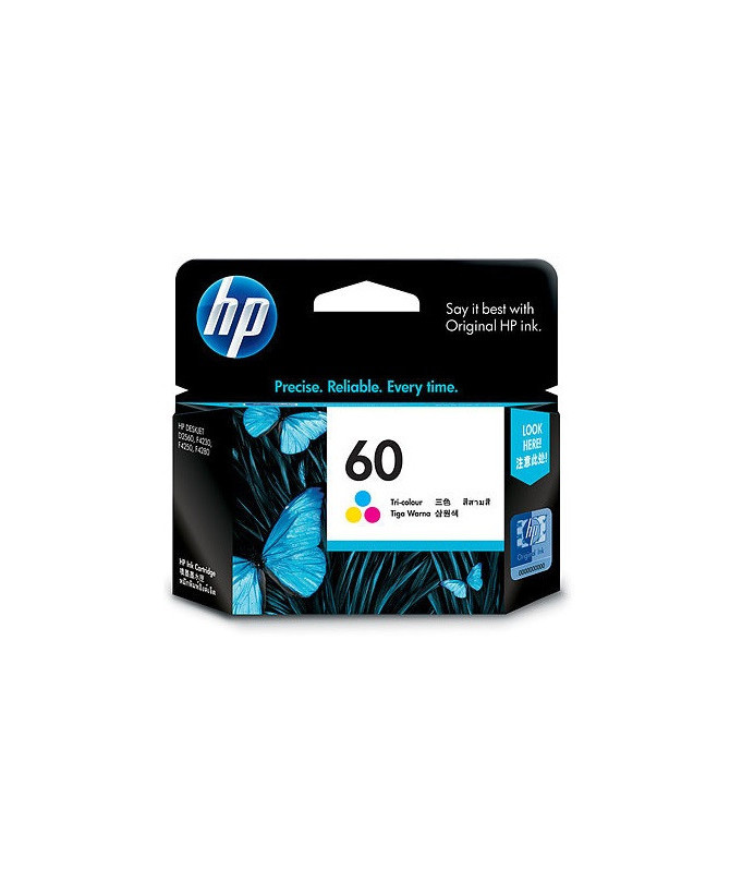 Buy HP 60 Tri-colour Ink Cartridge CC643WA for HP Deskjet D1660, D2560, Envy 100, Photosmart C4680 Printer