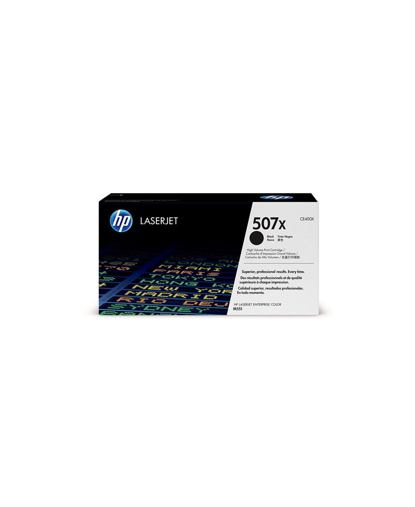 Buy HP 507X High Yield Black Original LaserJet Toner Cartridge CE400X for LaserJet Enterprise 500 M551, MFP M575, Pro MFP M57