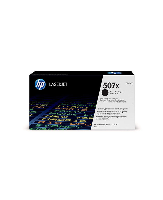 Buy HP 507X High Yield Black Original LaserJet Toner Cartridge CE400X for LaserJet Enterprise 500 M551, MFP M575, Pro MFP M57