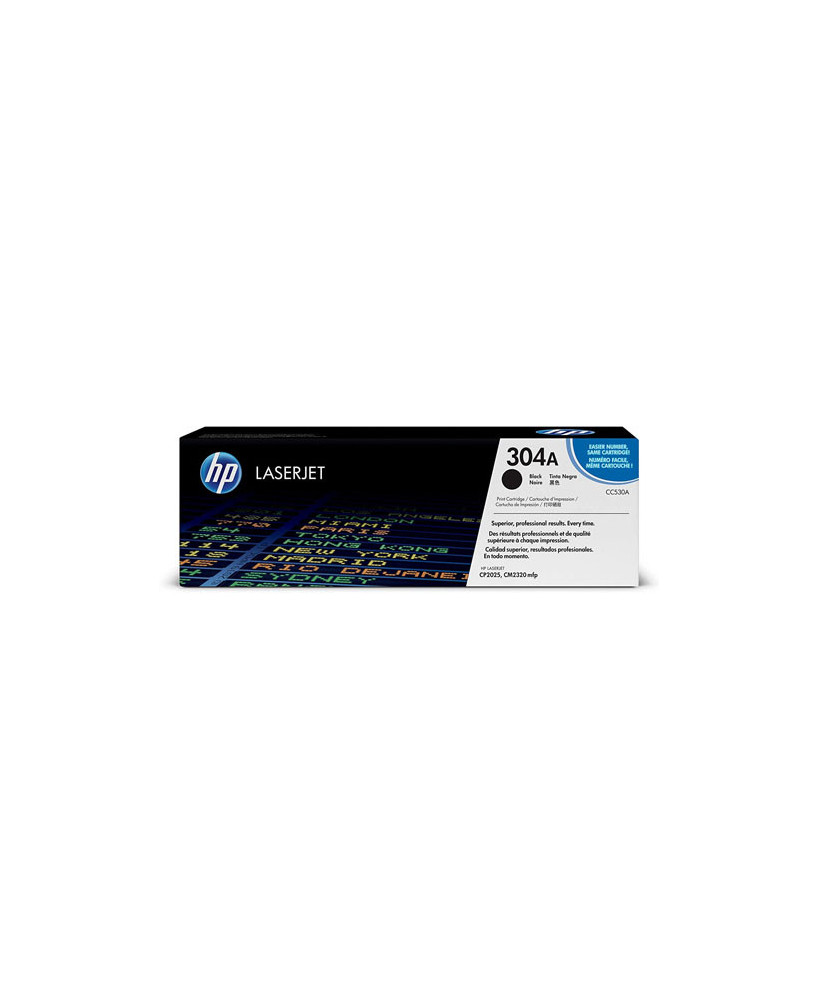 Buy HP 304A Black Original LaserJet Toner Cartridge CC530A for HP Colour LaserJet CP2025, CM2320