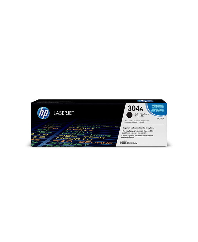 Buy HP 304A Black Original LaserJet Toner Cartridge CC530A for HP Colour LaserJet CP2025, CM2320