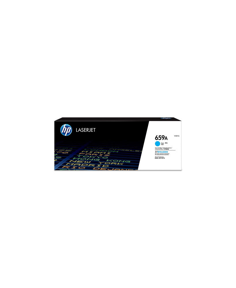 Buy HP 659A Cyan Original LaserJet Toner Cartridge W2011A for HP Color LaserJet Enterprise M856, MFP M776 Series Printers 