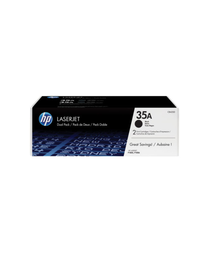 Buy HP 35A Black Original LaserJet Toner Cartridge CB435A for HP LaserJet P1005 Printer