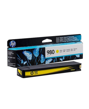 Buy HP 980 Yellow Original Ink Cartridge D8J09A for Officejet Enterprise Color MFP X585dn, MFP X585f, X555dn