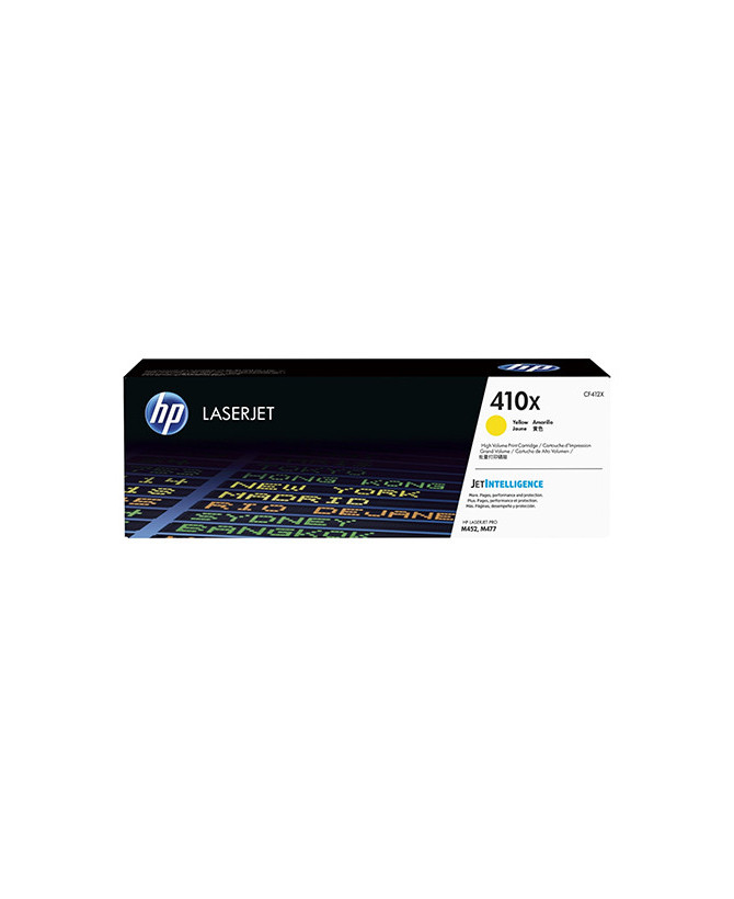 Buy HP 410X Yellow High Yield Original LaserJet Toner Cartridge CF412X, up to 5000 Pages for M377, M477, M452 Printers