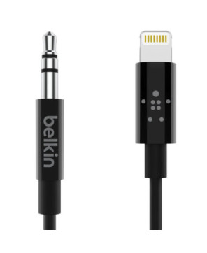 Buy Belkin 3.5mm Audio to Lightning Cable AV10172BT06-BLK for iPhone in Black