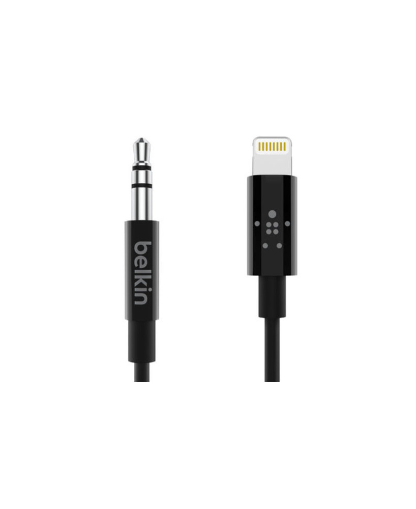 Buy Belkin 3.5mm Audio to Lightning Cable AV10172BT06-BLK for iPhone in Black