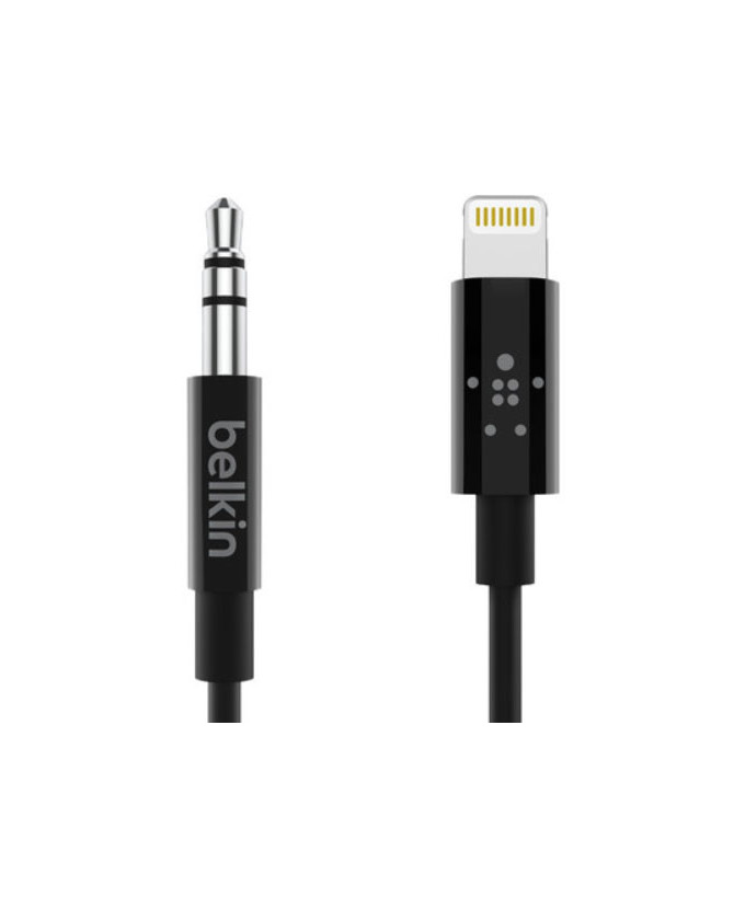 Buy Belkin 3.5mm Audio to Lightning Cable AV10172BT06-BLK for iPhone in Black