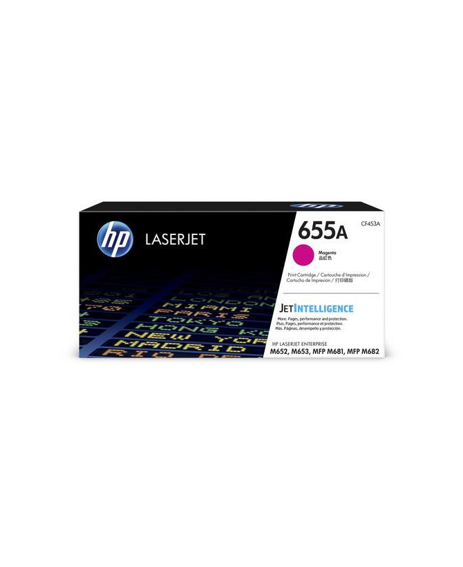 Buy HP 655A Magenta Toner Cartridge CF453A, up to 10.5K Pages for Color LaserJet Enterprise  M652, M653, M681, M6