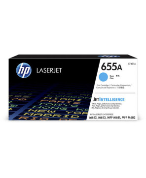  Buy HP 655A Cyan Toner Cartridge CF451A, up to 10.5K Pages for Color LaserJet Enterprise  M652, M653, M681, M682