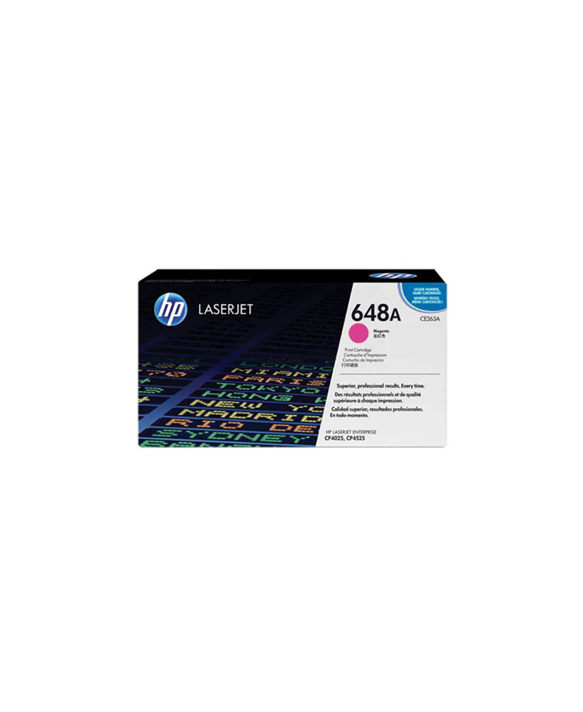 Buy HP 648A Magenta Toner Cartridge CE263A, up to 11K Pages for Color LaserJet Enterprise CP4025dn, CP4025n, CP4525dn, CP4525n, CP4525xh