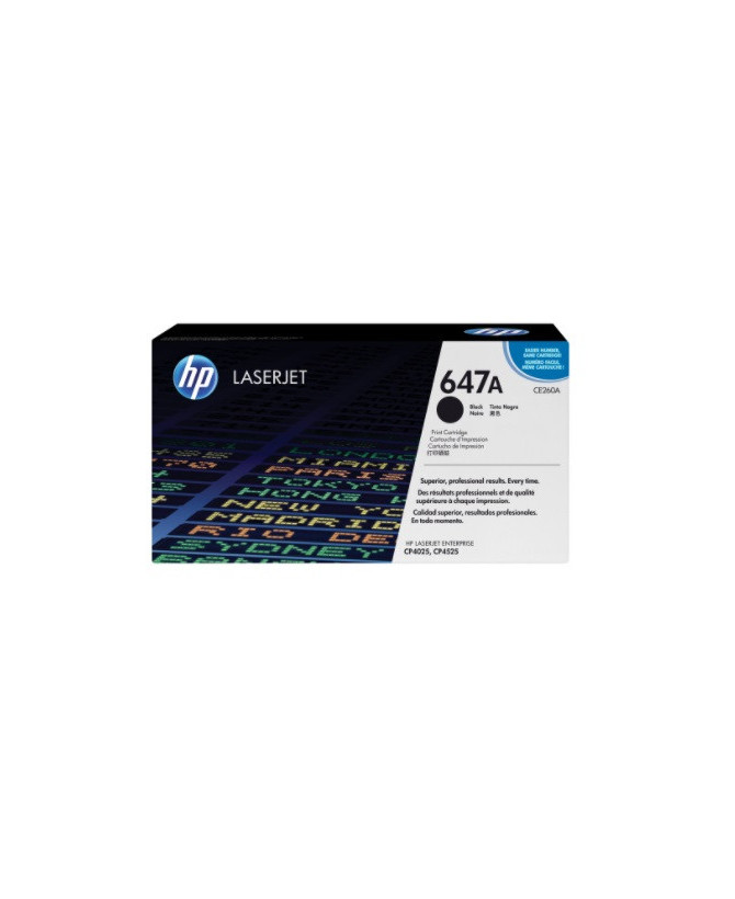 Buy HP 647A Black Original LaserJet Toner Cartridge CE260A for Color LaserJet Enterprise CP4025dn, CP4025n Printer