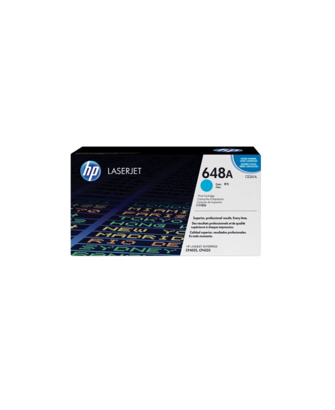 Buy HP 648A Cyan LaserJet Toner Cartridge CE261A for Color LaserJet Enterprise CP4025dn, CP4025n Printers