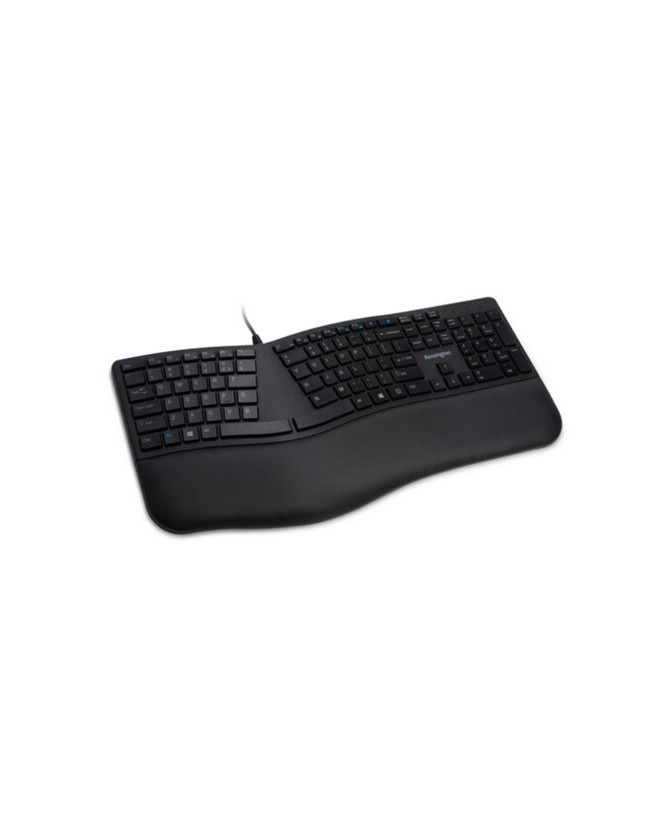 Kensington Pro Fit Ergo USB-A Wired Keyboard in Black K75400US