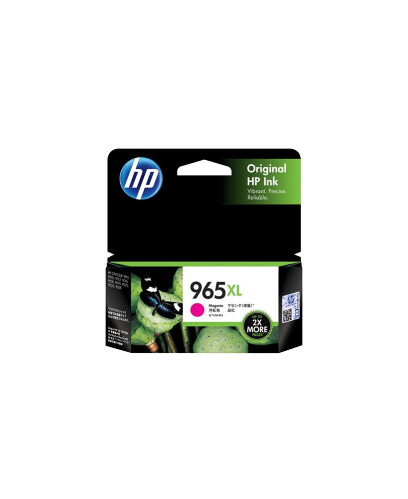 Buy HP 965XL Magenta Ink Cartridge High Yield with 1.6 Pages 3JA82AA for Officejet Pro 9010, 9012, 9013, 9014, 9015, 9015e, 9016, 9018, 9019/Premier, 9020, 9022, 9023, 9025, 9025e, 9028 Printers.