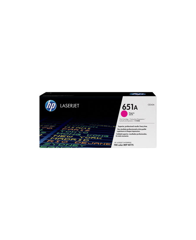 Buy HP 651A Magenta Original LaserJet Toner Cartridge CE343A for HP LaserJet Enterprise Printer