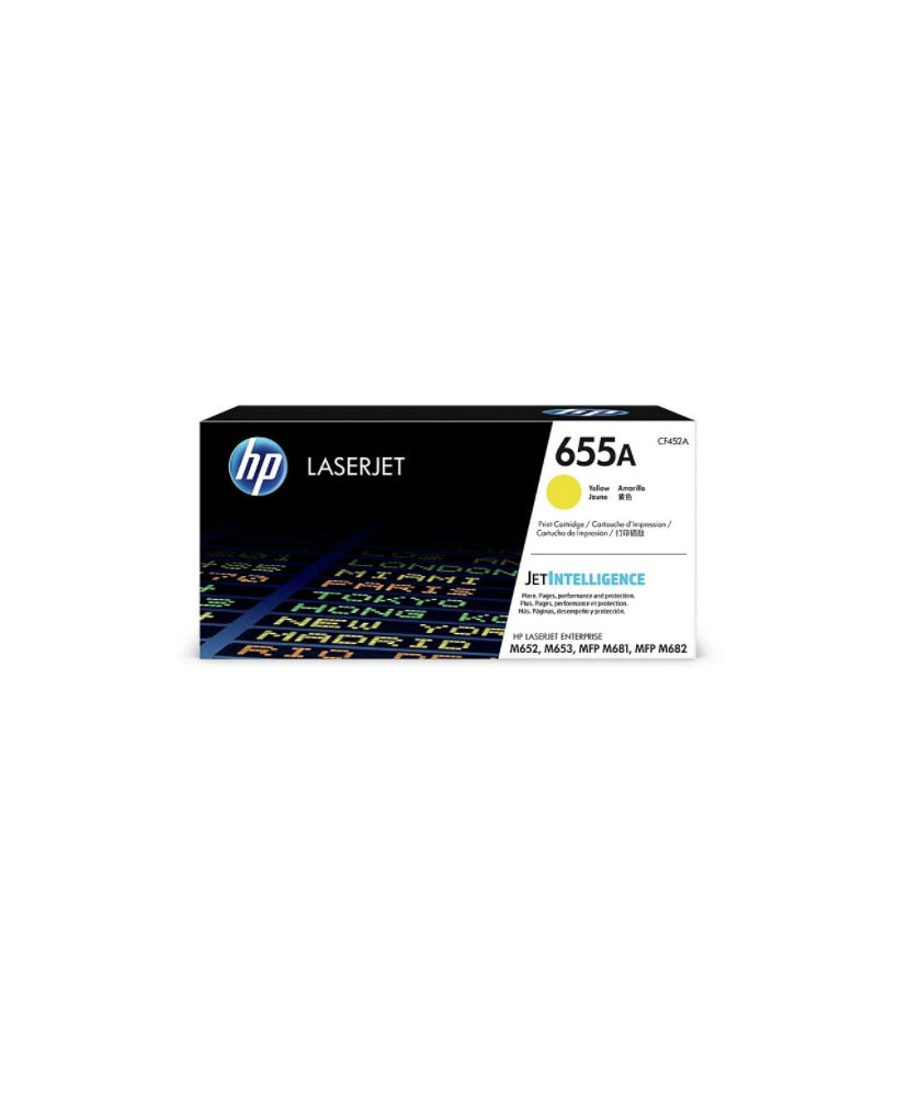 Buy HP 655A Yellow LaserJet Toner Cartridge CF452A for Color LaserJet Enterprise M652dn, M652n