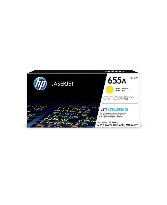 Buy HP 655A Yellow LaserJet Toner Cartridge CF452A for Color LaserJet Enterprise M652dn, M652n