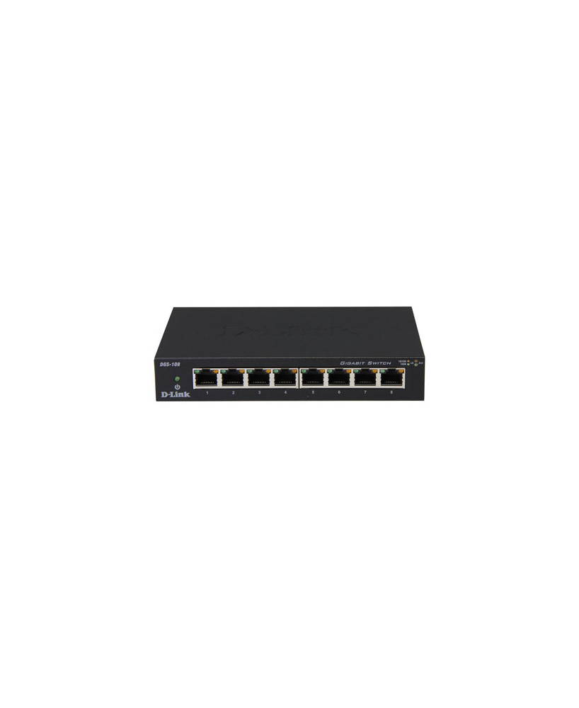 Buy D-Link 8-Port Unmanaged Gigabit Metal Desktop Switch DGS-108