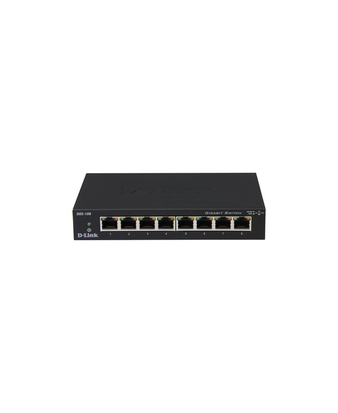 Buy D-Link 8-Port Unmanaged Gigabit Metal Desktop Switch DGS-108