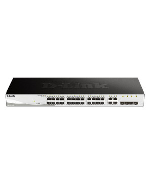 D-Link WebSmart 24-Ports 1U Gigabit Manageable Ethernet Switch DGS-1210-28