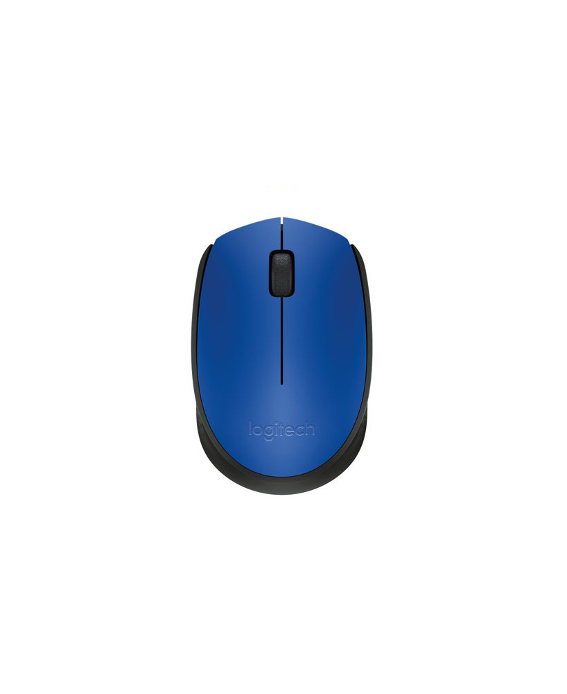 Logitech M171 1000 dpi Wireless Mouse in Blue, Black 910-004656